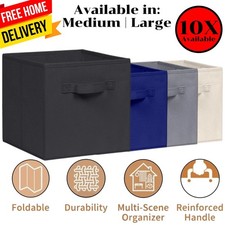 10x Cube Storage Boxes