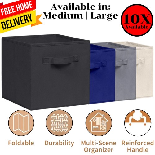 10x cube storage boxes - cube,