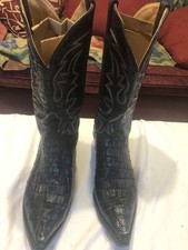 R soles Genuine Alligator Skin Cowboy Boots Uk 10