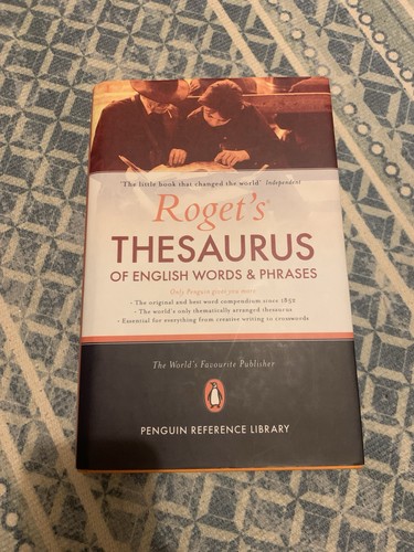 Roget penguin thesaurus - penguin,