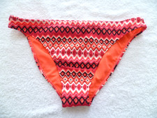 LADIES OCEAN CLUB at PRIMARK BNWOT SIZE 12 ORANGE WHITE & BLACK BIKINI BRIEF