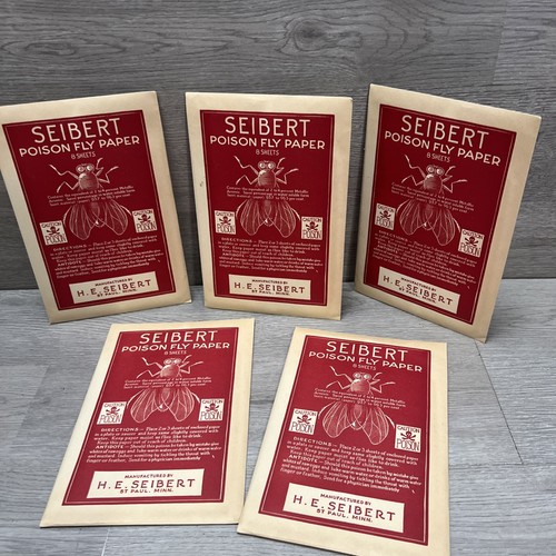 Seibert poison fly paper - seibert,