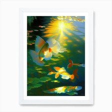 Butterfly koi fish - 1,, monet