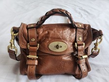 Mulberry Mini (Baby) Alexa Bag in Oak With Dustbag