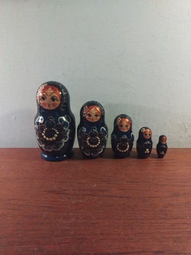 Vintage russian dolls - vintage, x5