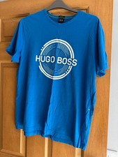 HUGO BOSS 50245195 Regular-Fit T-Shirt - Dark Blue, Size 2XL