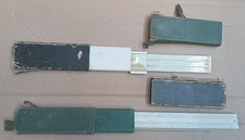 ANTIQUE A G THORNTON + UNIQUE SLIDE ENGINEERING RULERS BOXED RARE TECH JOB LOT 2