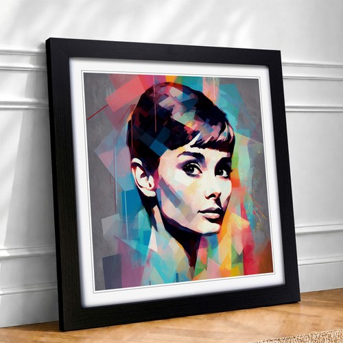 Audrey hepburn abstract - audrey,