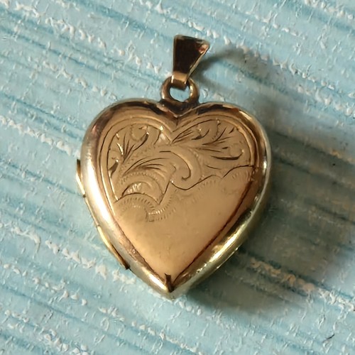 Vintage locket 9ct gold - vintage, bk