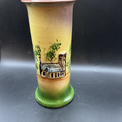Hand painted ceramic - hand, vase