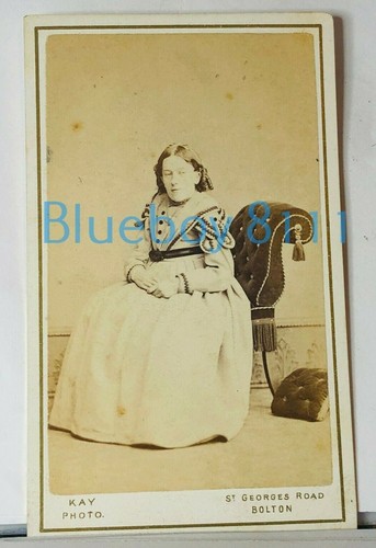 Antique cdv photograph woman - antique,