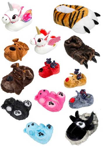 Women men animal slippers - animal,