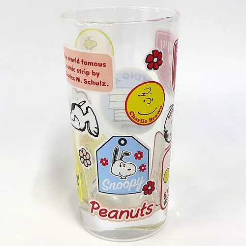 Peanuts snoopy tumbler glass - peanuts,