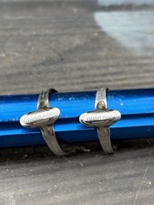 Durace Shimano Old School BMX MTB vintage retro bike Chrome Cable Clips