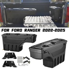Left + Right Truck Bed Storage Swing Tool Box For Ford Ranger 2022-2025 Wildtrak