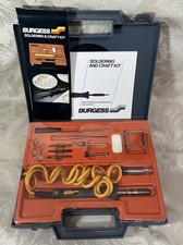 Vintage Burgess Soldering Iron and Craft Kit - Complete - Wood Burning etc