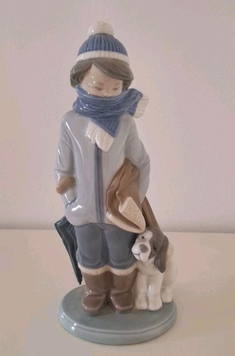 Lladro figure winter - lladro, with
