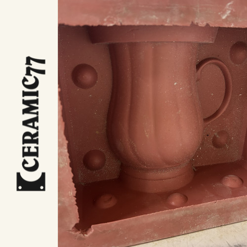 Bell bottom ceramic mug - ceramic, *mould
