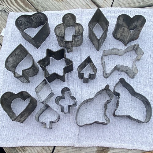 Vintage metal cookie - vintage,