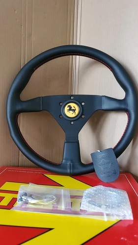 350mm momo leather steering - momo,