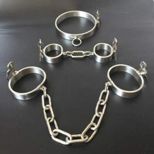 Real Stainless Steel Handcuffs