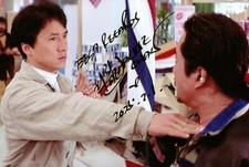 Jackie Chan Hand Signed 6x4