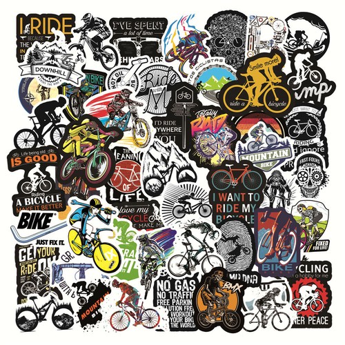 50pcs mountain bike sticker - 50pcs,