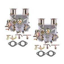 2X Carburetor For Weber 40mm Twin Choke 19550.174 VW 4Cyl 6Cyl V8 Engines 40DCOE