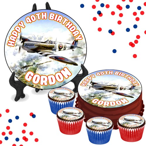 Spitfire personalised edible - personalised,
