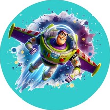 Buzz Lightyear watercolor Toy Story  NOT OFFICIAL edible print cake topper