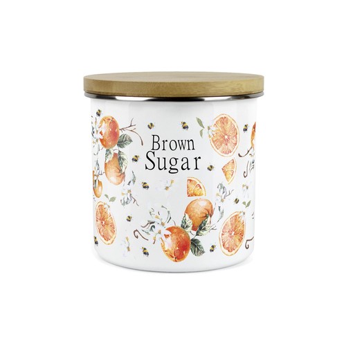 Brown sugar storage canister - brown,