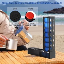 US Plug Automatic Can Crusher