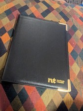 Small Leather Note Pad Northern Telecom Vintage 80s Fab !