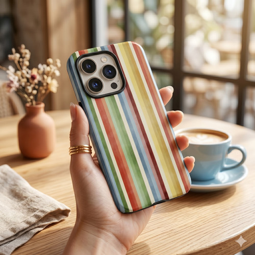 Vintage rainbow stripe - rainbow,