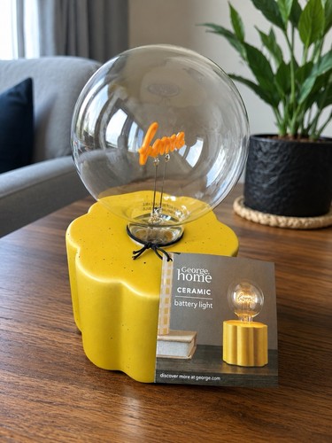 Ceramic battery light - light, by