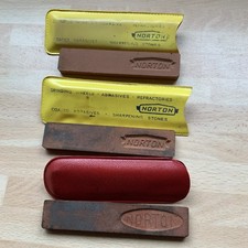 3 X Vintage Norton Sharpening