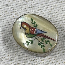 Vintage, Bird Pill Box