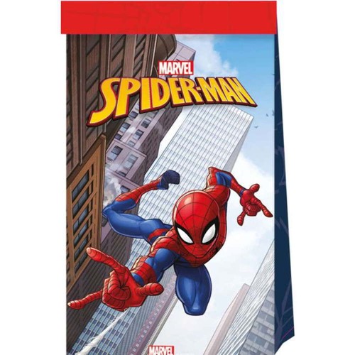 Spiderman party bags superhero - spiderman,