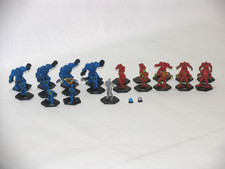 DreadBall Human and Marauder Teams + Referee and Balls from the Starter Set
