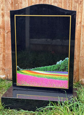 Flower themed Headstone