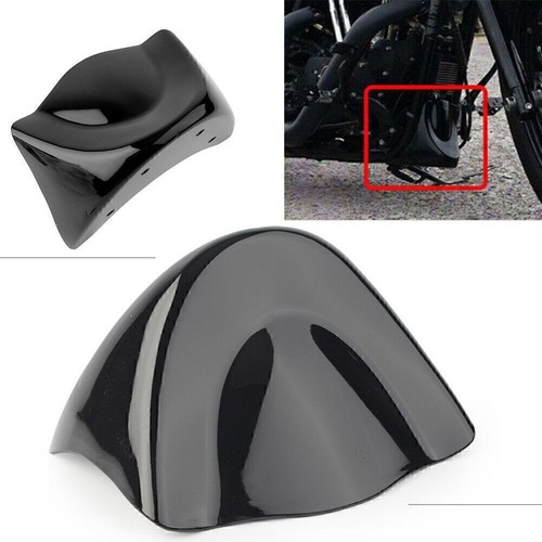 Gloss black front - chin, spoiler