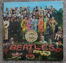 The Beatles, Sgt. Peppers, Rare Original vinyl + insert, First UK pressing, Ex.