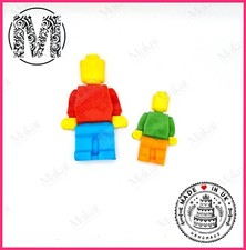 Edible Cake Decoration Top BUILDING BLOCKS FIGURE Fondant Birthday Girl Boy Baby