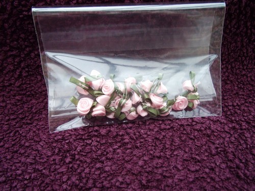 Rose buds satin - rose,