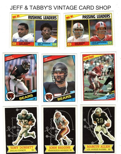 1984 topps football - topps,
