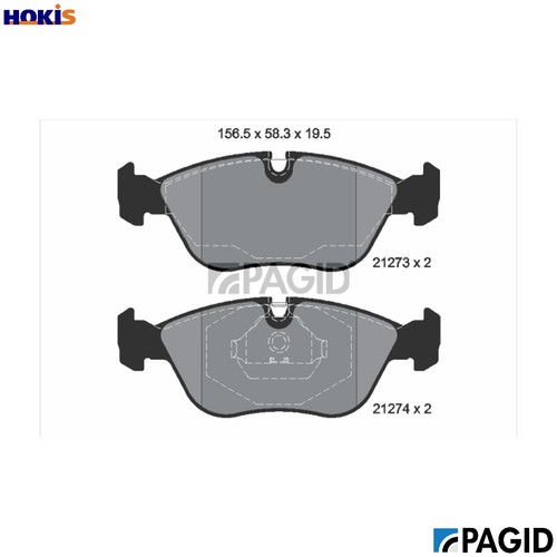Brake pad set - brake,