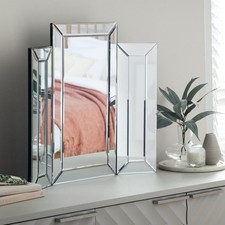 Bevelled Triple Dressing Table Mirror