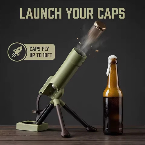 Mortar bottle opener beer - mortar,
