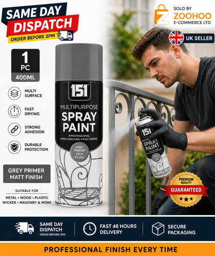 151 grey primer spray paint - spray,