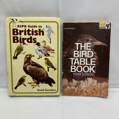 Two vintage british bird books - british,